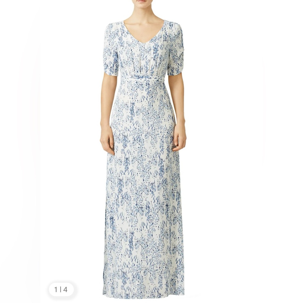 Paper Crown Blue Ivy Maxi Dress